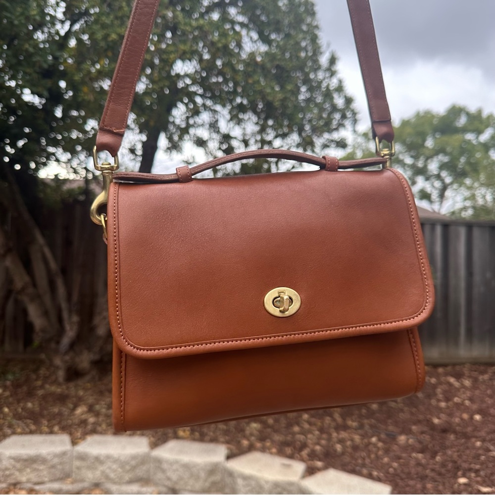 VINTAGE Coach Court British Tan